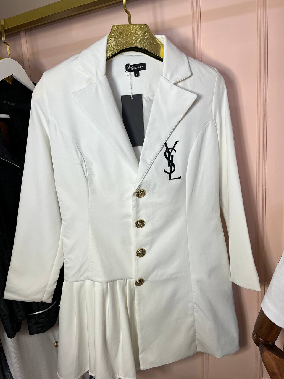 Платье белое YSl  6347347