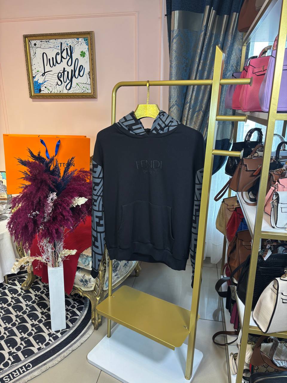 Premium  sweatshirt Fendi grey 664376437