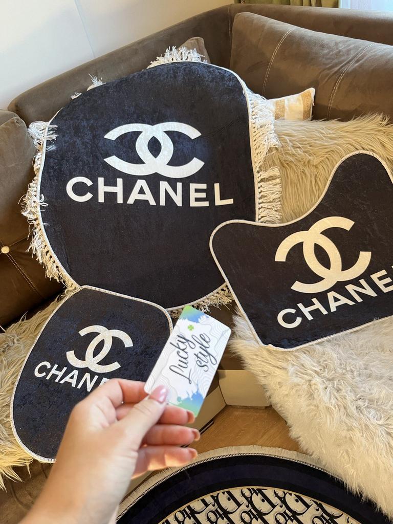 Банный сет Ковров Chanel black 89769769458