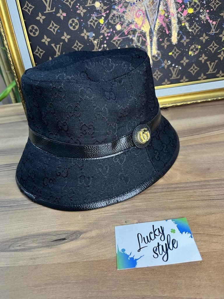 Шляпа Гучи черная 652167373