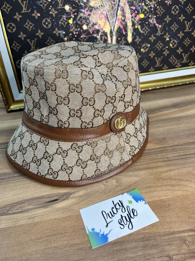 Шляпа коричневая Гучи 7547658568