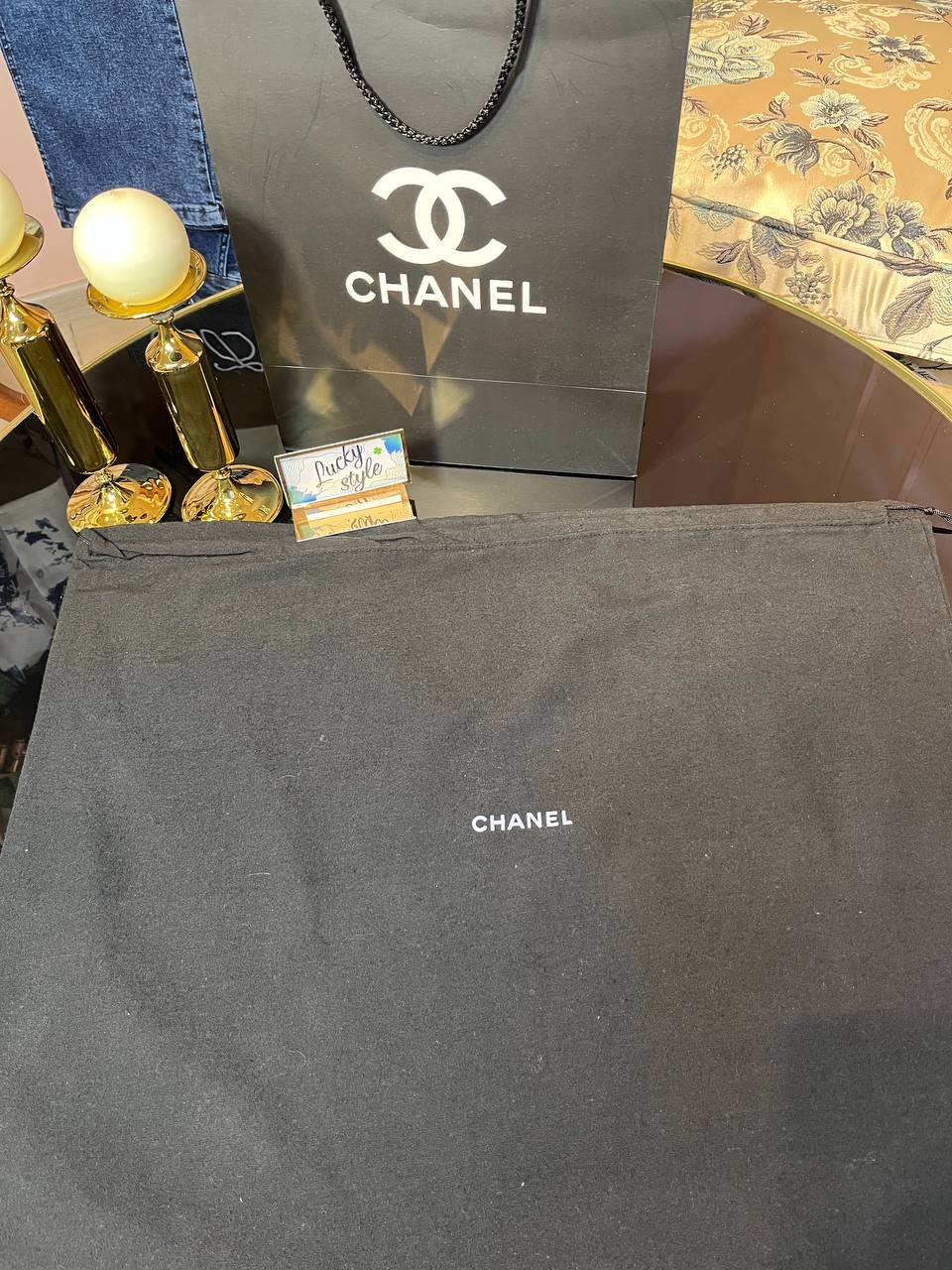 Пыльник тканевый Chanel большой 512367434