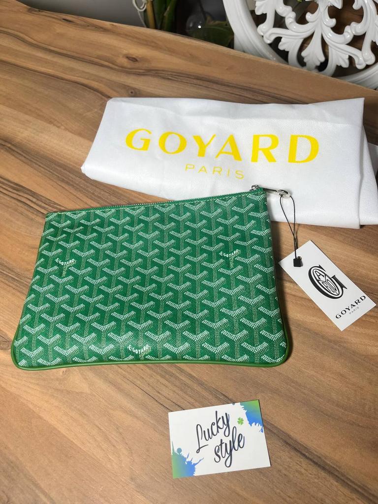 Goyard клатч зеленый 632623767