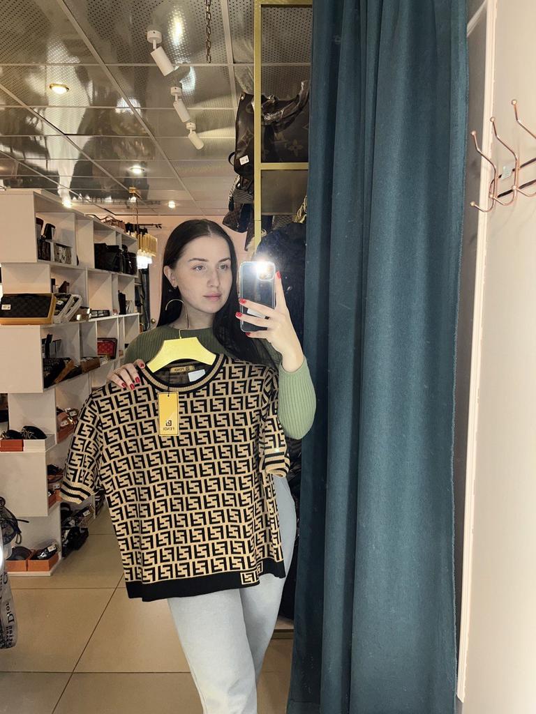 Кофточка Fendi заводская пряжа 7724723523