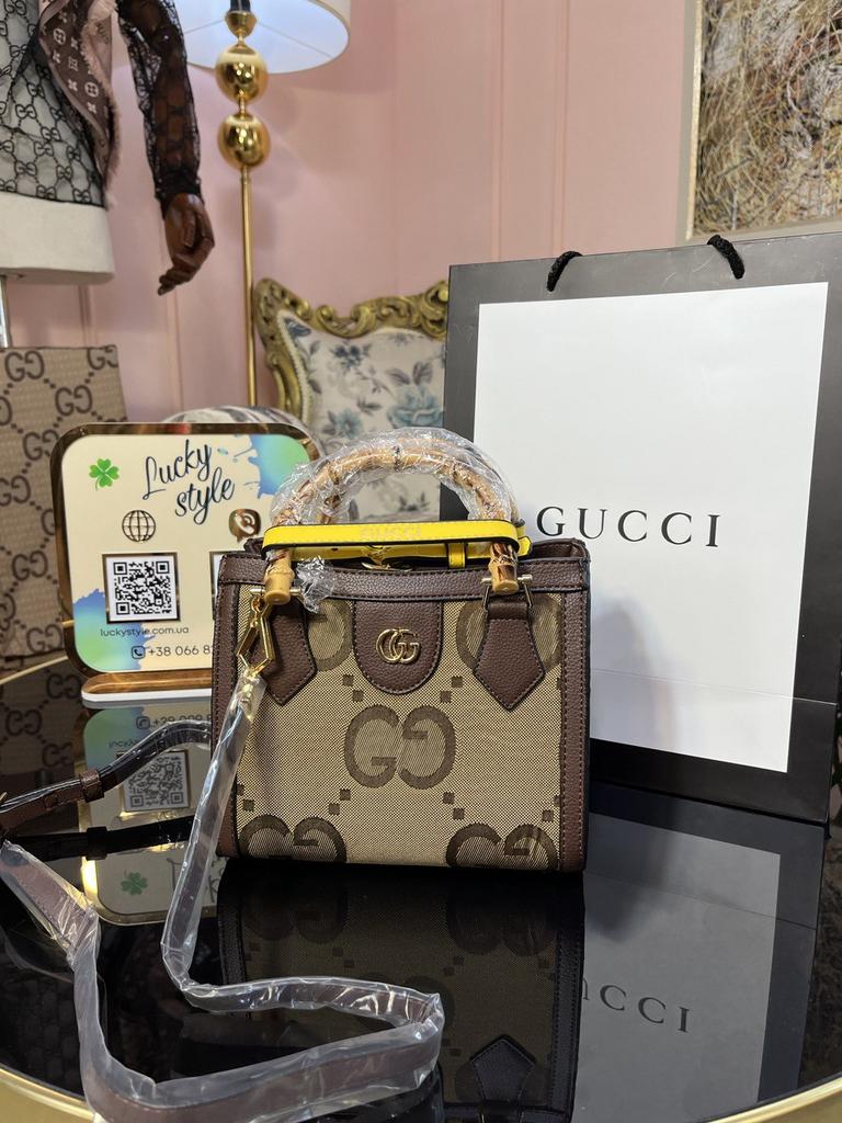 Гучи Diana tote сумка капучино 212125162