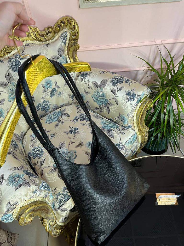 Сумка черная вместительная бренд Koton 4123125216