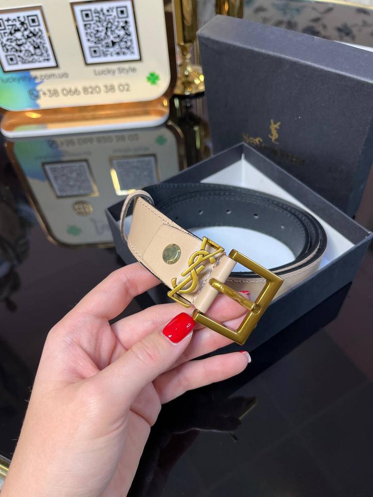 Ремень YSL натуральная кожа 851450