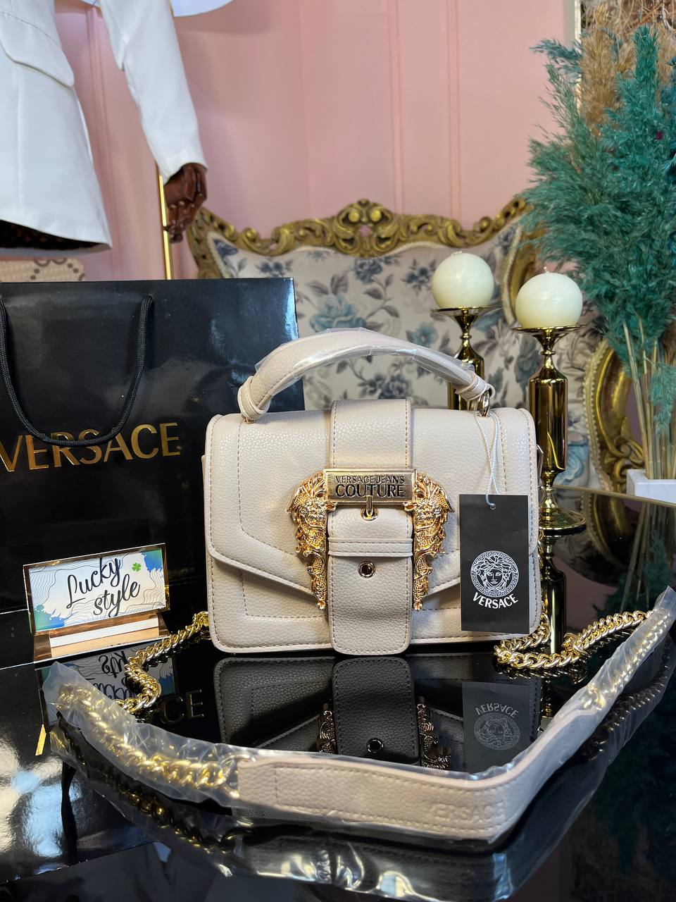 Сумка Versace Jeans Couture Beige 427578