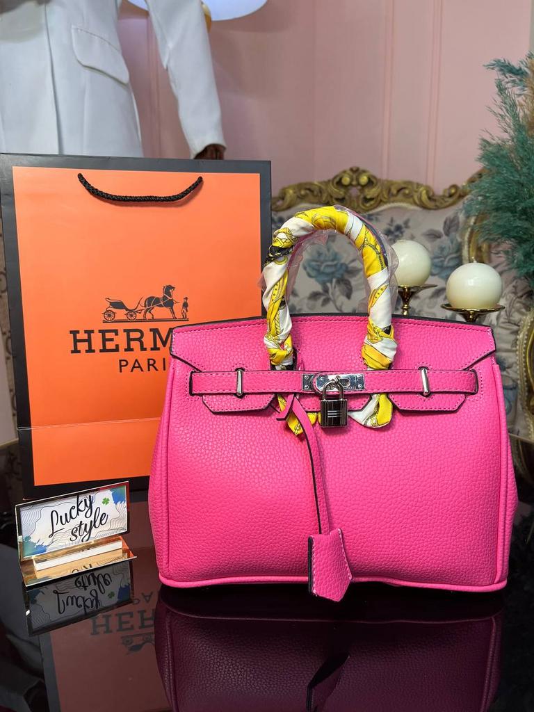 Сумка Hermes Birkin 25см Mini Pink 41564