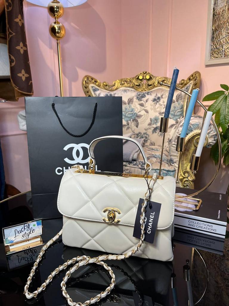 CHANEL new сумка молочная lady 786374