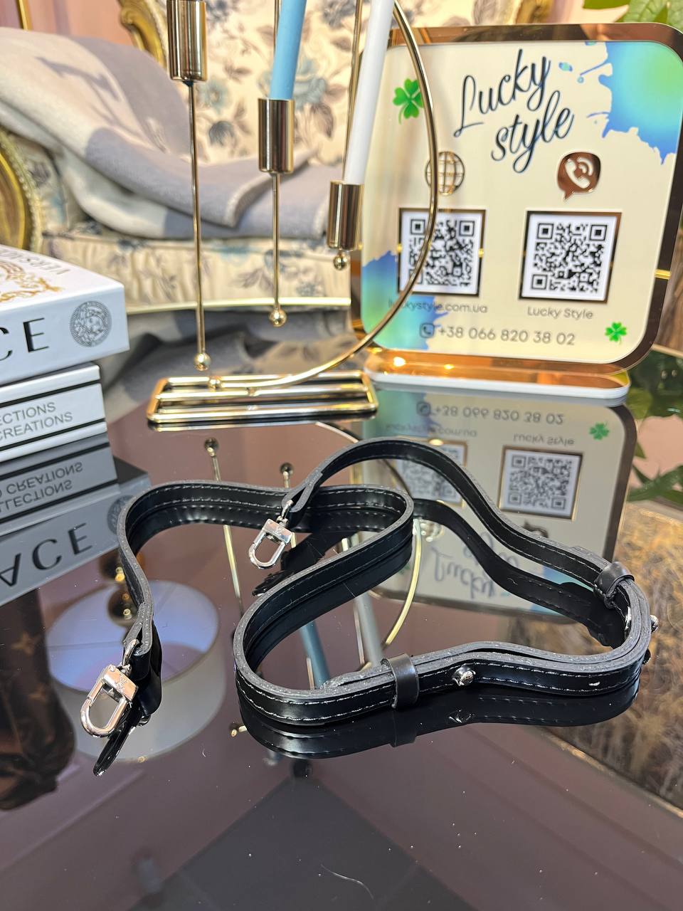 Съемный плечевой ремень Louis Vuitton черный 51251266