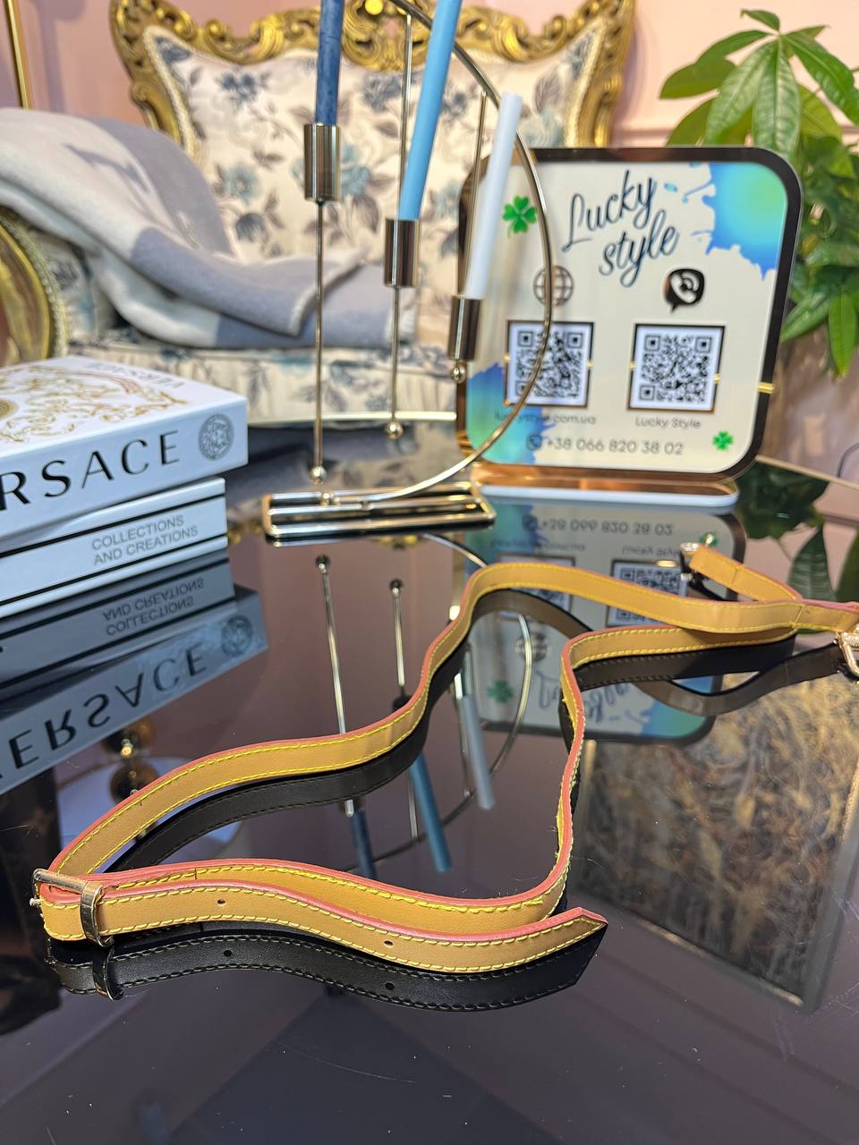 Съемный плечевой ремень Louis Vuitton светло-коричневый 44125266