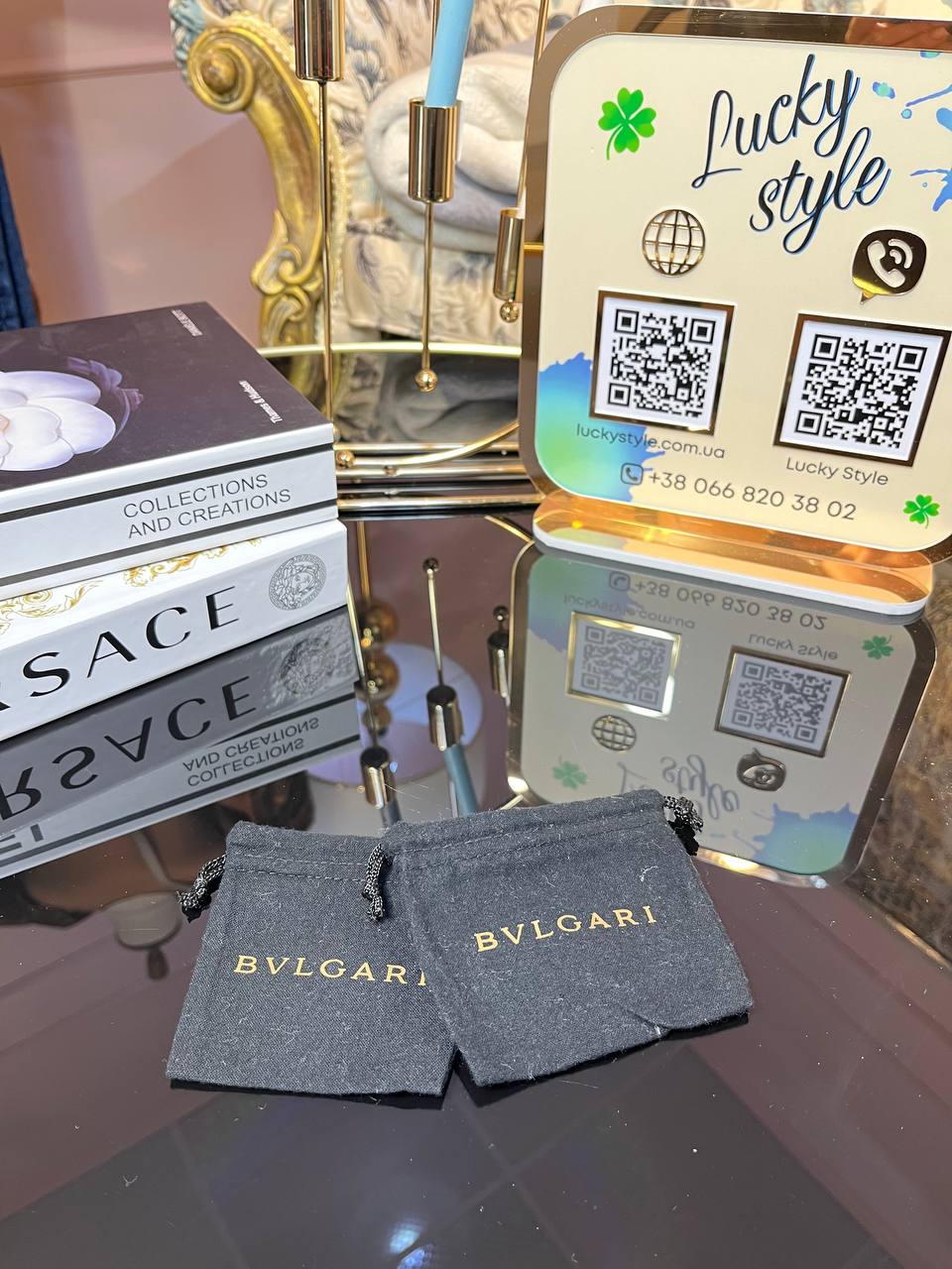 Пыльник мини люкс Bulgari 556342