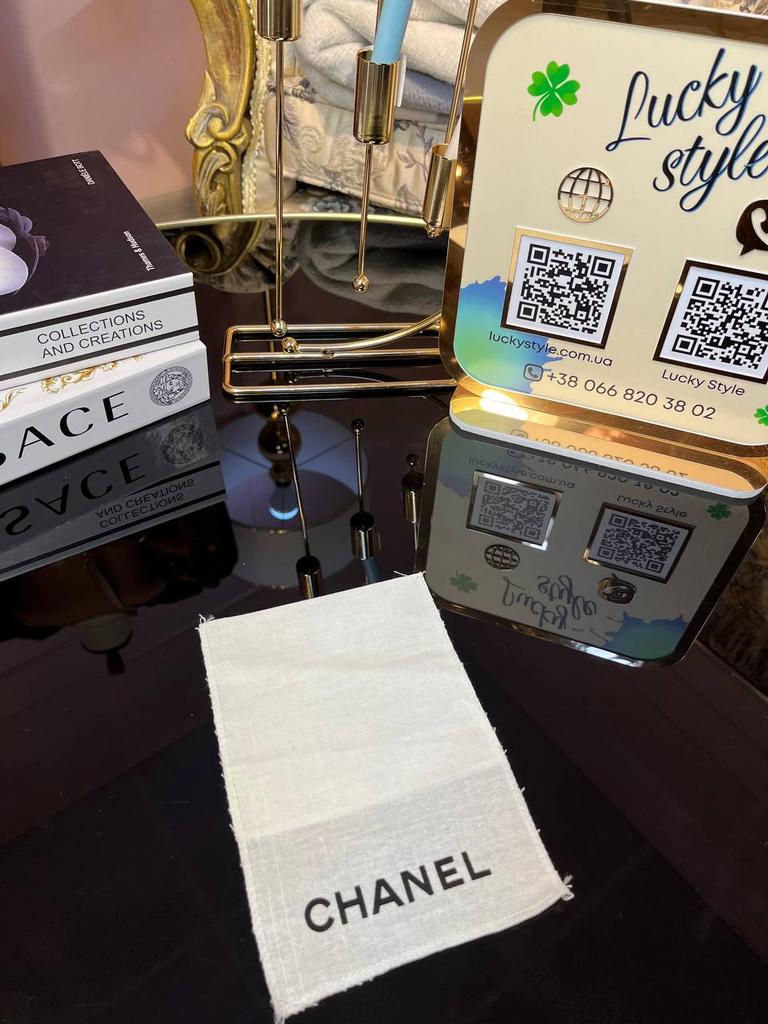 Пыльник мини люкс Chanel белый 6634854425