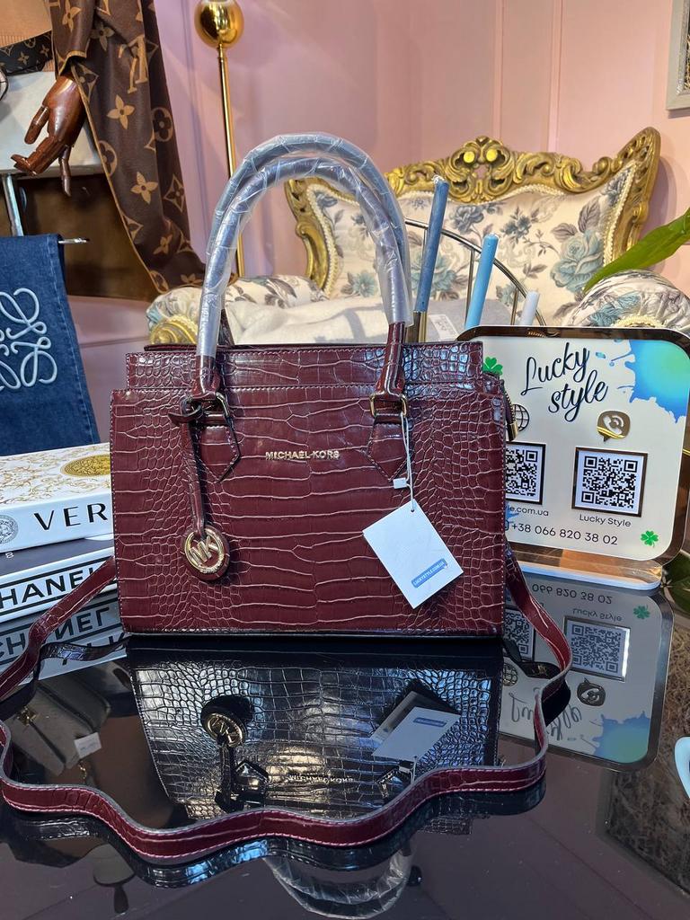 Сумка Michael Kors бордовая 663542