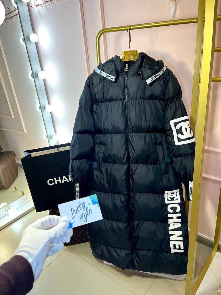 Пуховик Chanel чёрный 42536321