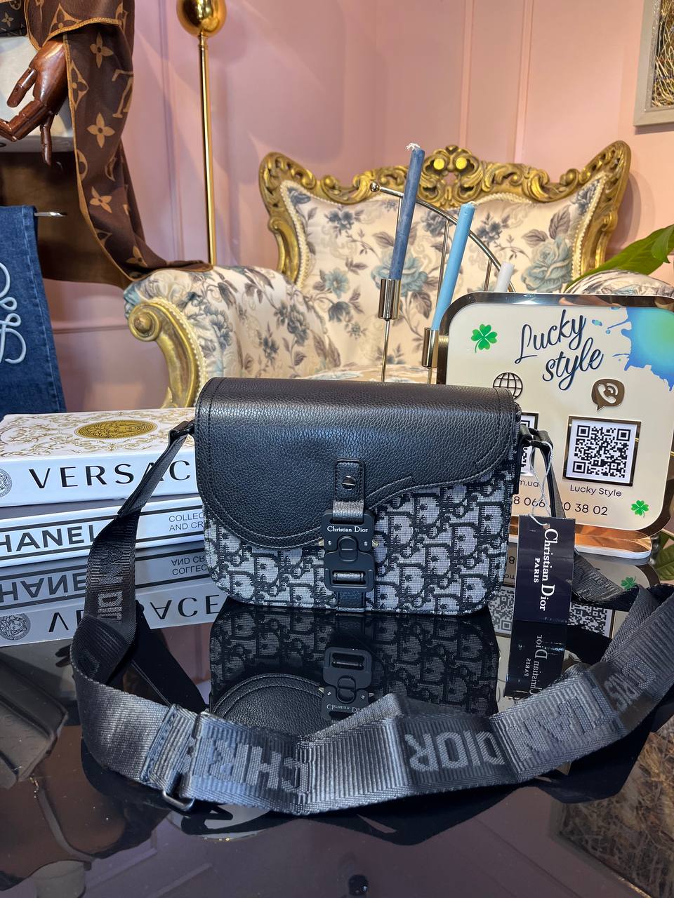 Сумка Dior Saddle Pouch 858563