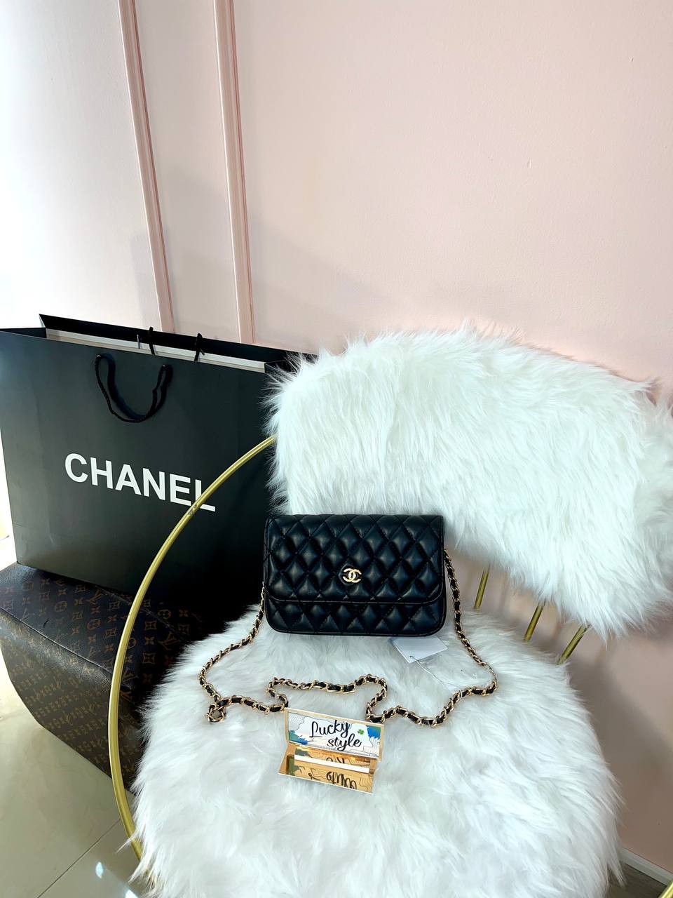 Сумка Chanel маленькая чёрная 963254