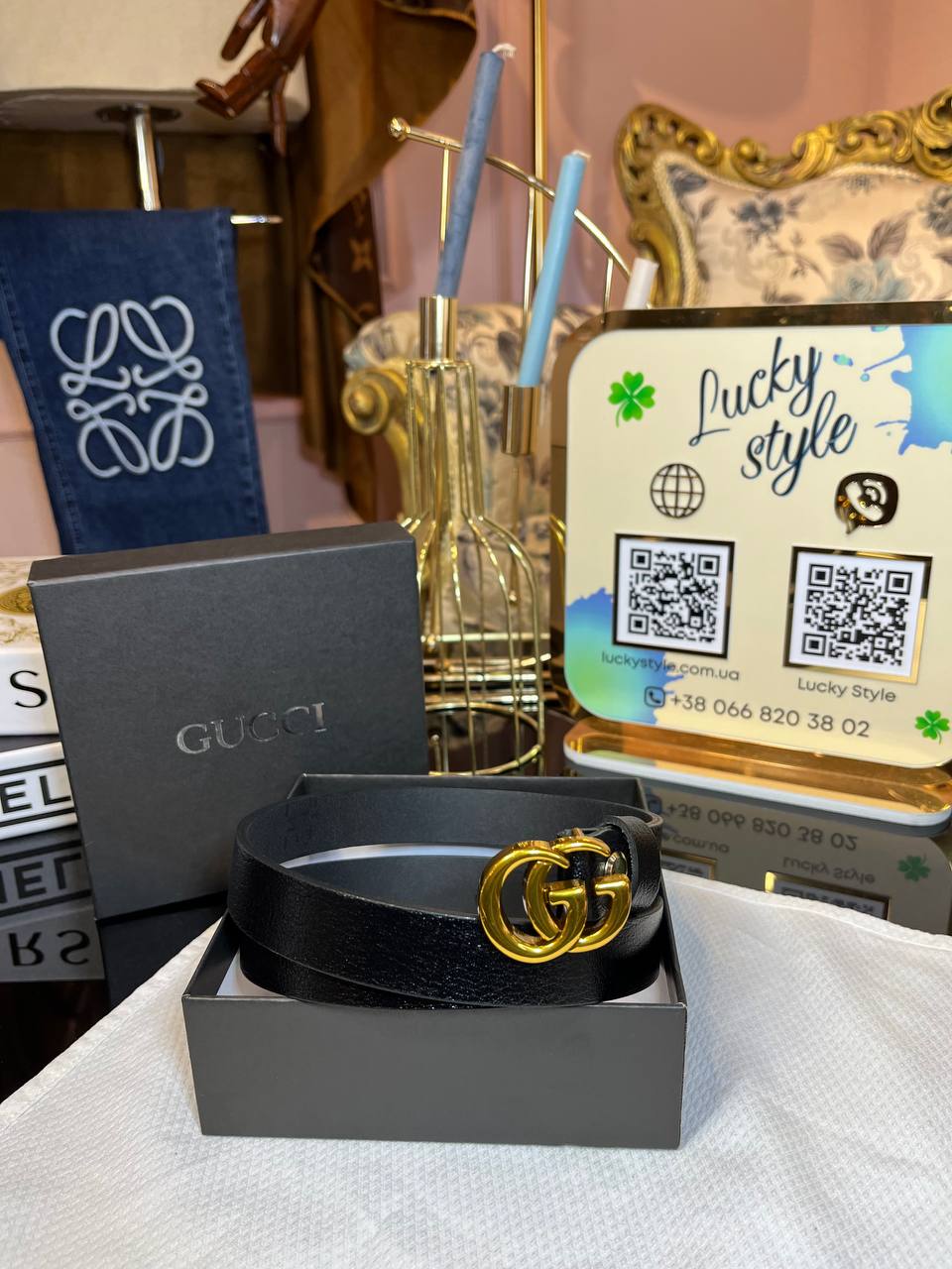 Ремень Гучи натуральная кожа 86452