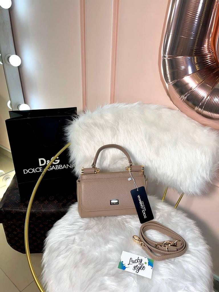 Сумка Dolce&Gabbana Sicily коричневая 555964