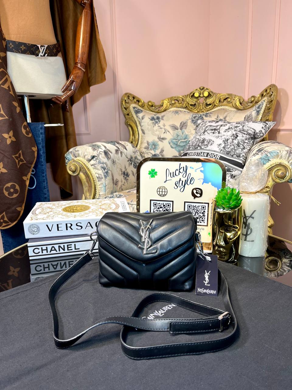 Сумка Yves Saint Laurent чёрная 4565984