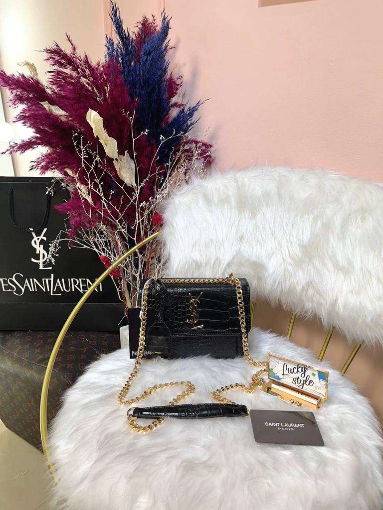 Сумка Yves Saint Laurent чёрная 4649834
