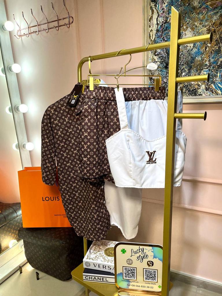 Костюм Louis Vuitton белый 95851