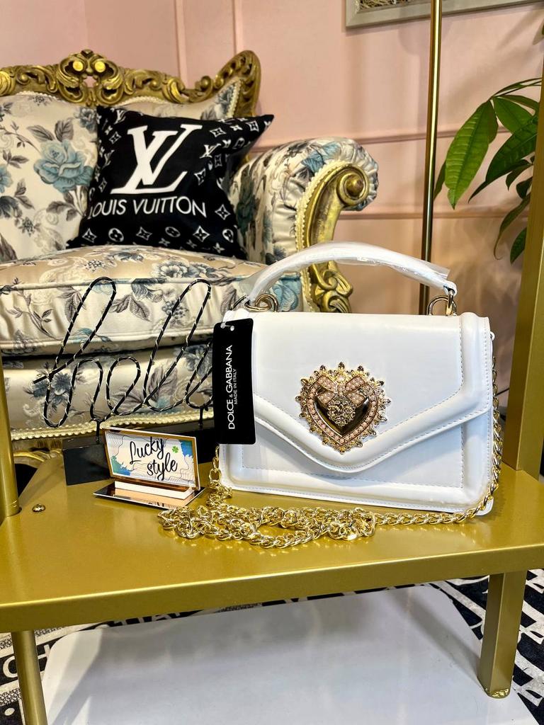 Сумка Dolce & Gabbana белая 95915