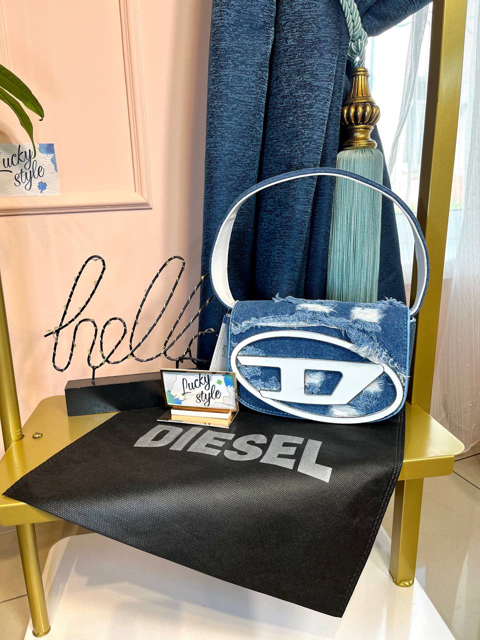 Сумка Diesel Jeans тёмная 95918