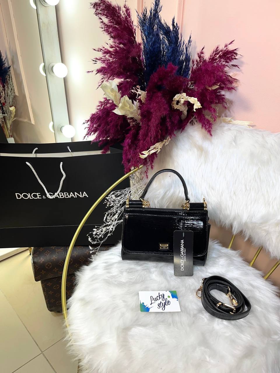 Сумка Dolce&Gabbana Sicily чёрная 95941