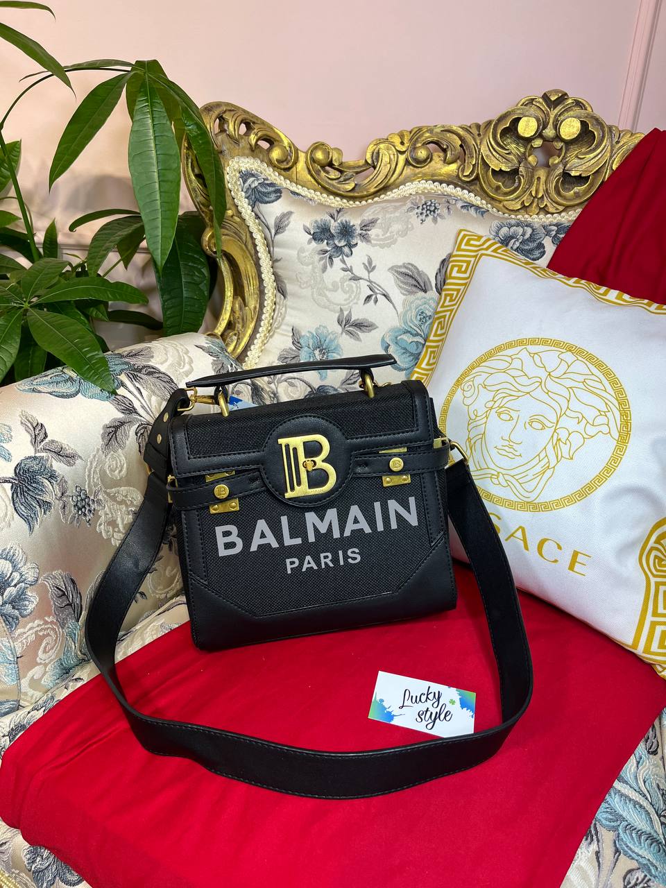 Сумка Balmain чёрная 95978