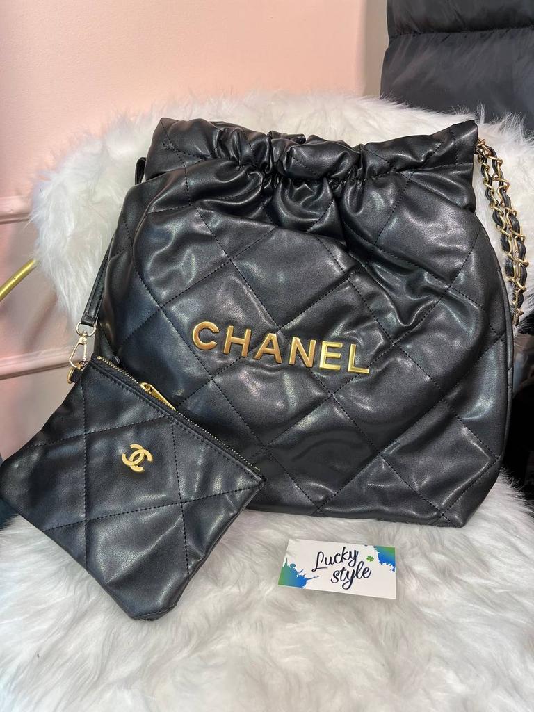 Сумка-мешок Chanel черная 96014
