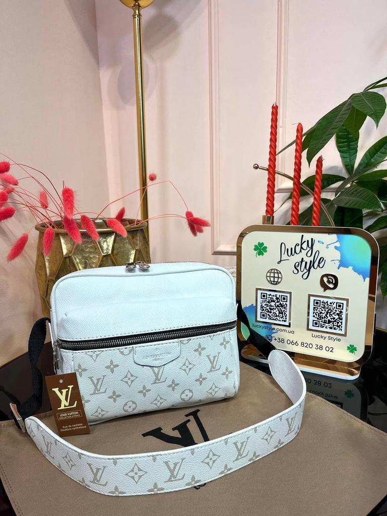 Поясная сумка Louis Vuitton Outdoor белая 96030