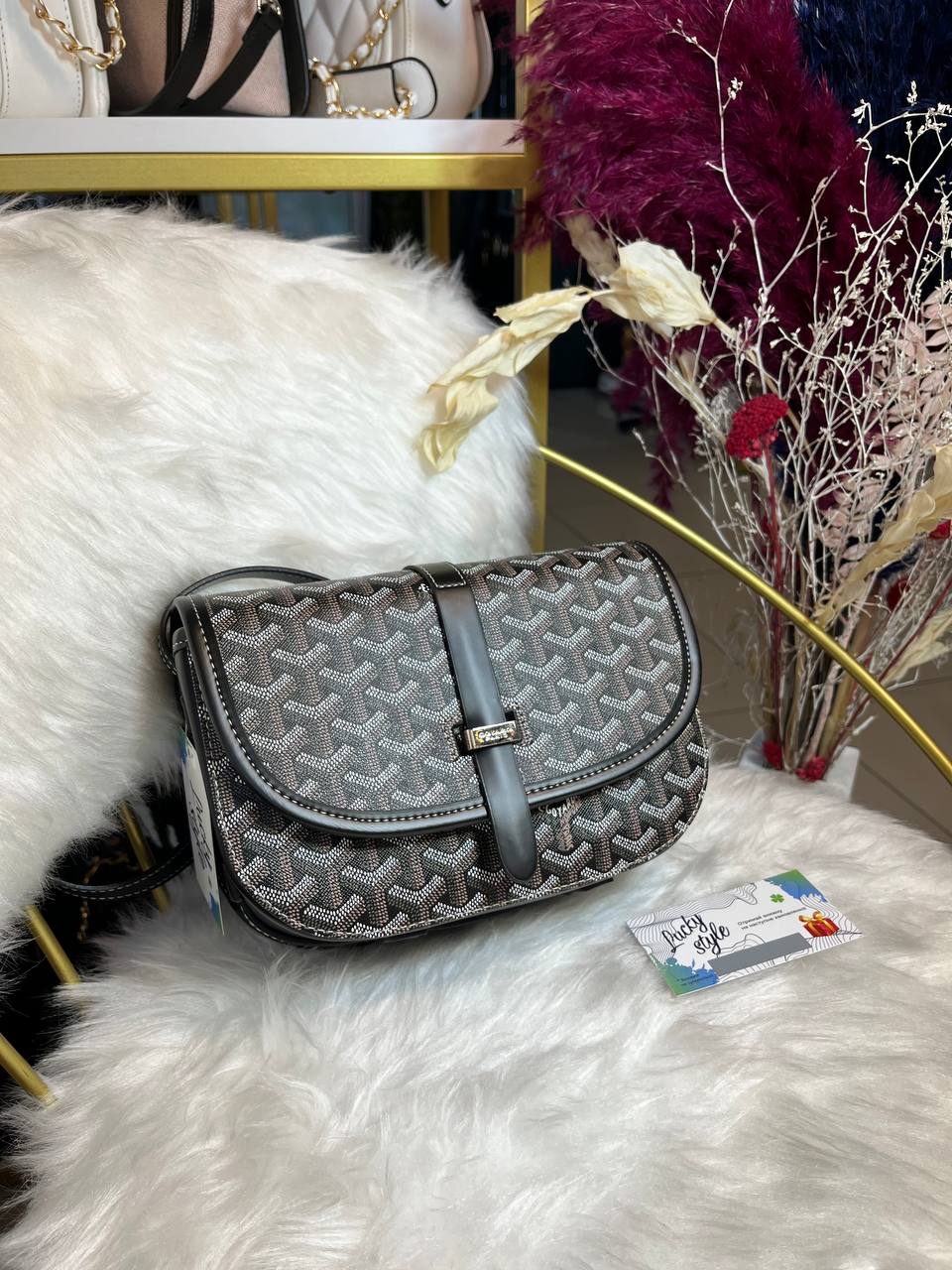 Сумка Goyard Belvedere PM bag черная 96063