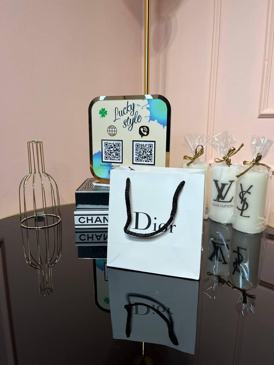 Пакет Dior белый мини 96074