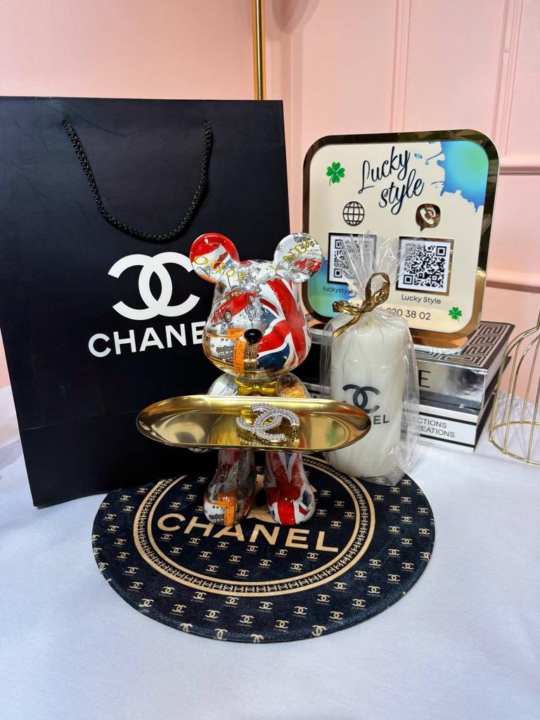 Брошь Chanel серебро 96086