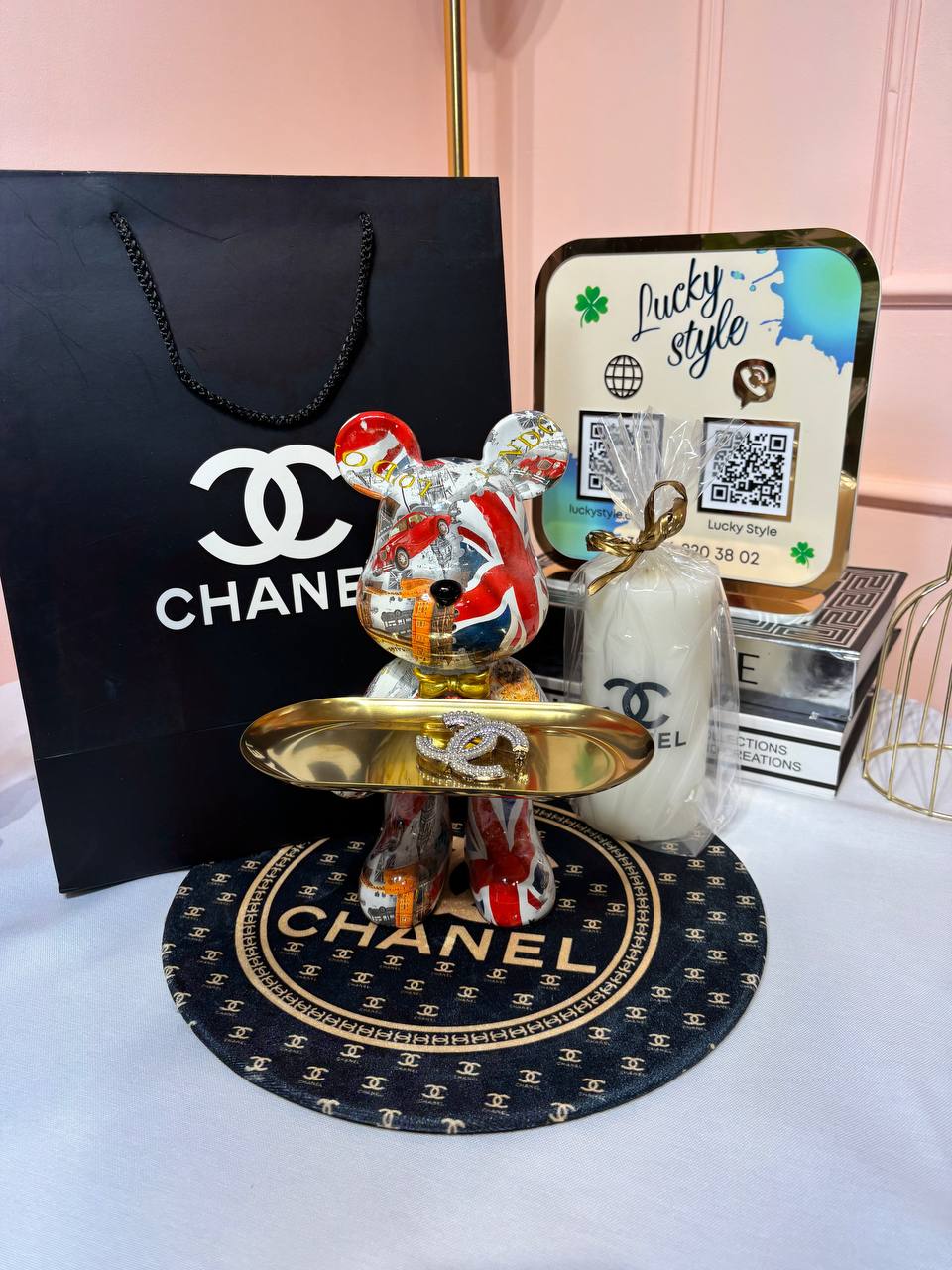 Брошь Chanel серебро 96086