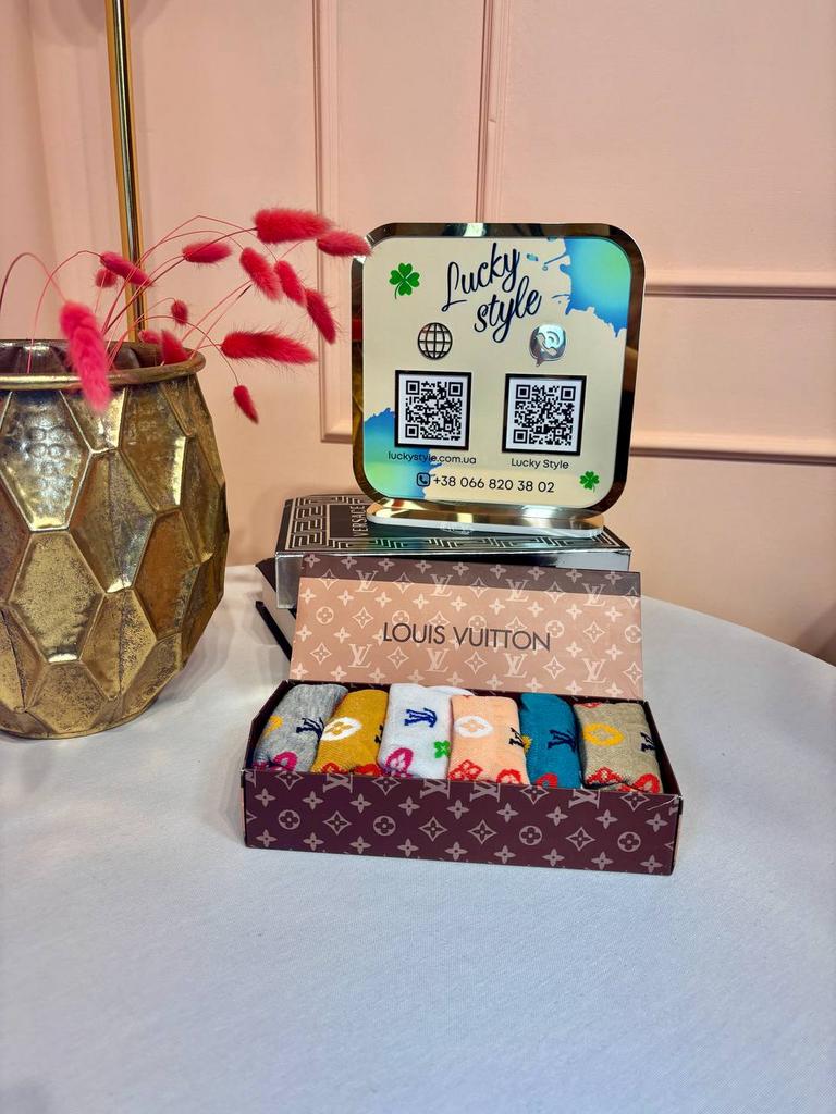Носки Louis Vuitton низкие 6 пар 96196