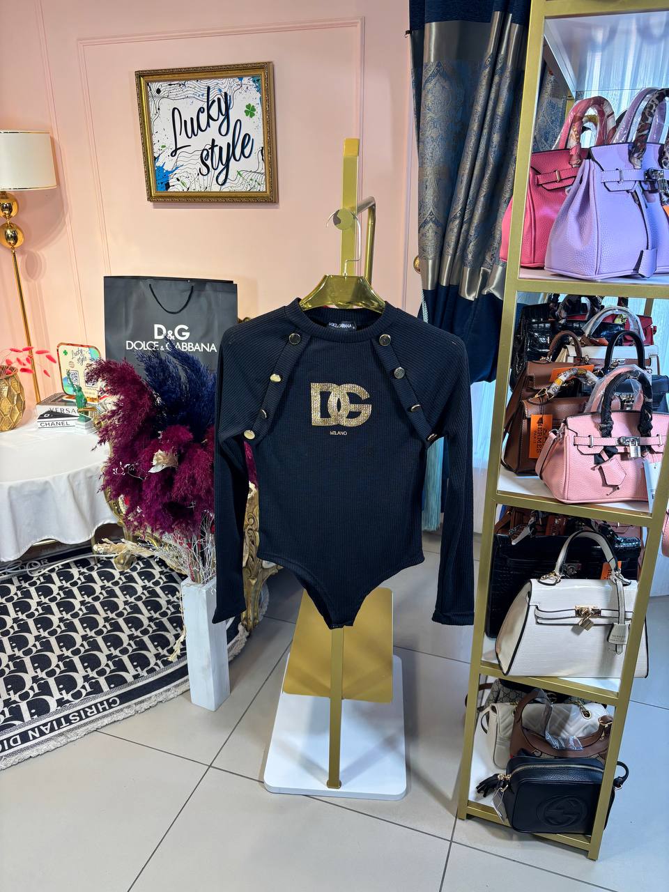 Боди Dolce&Gabbana черное 96201