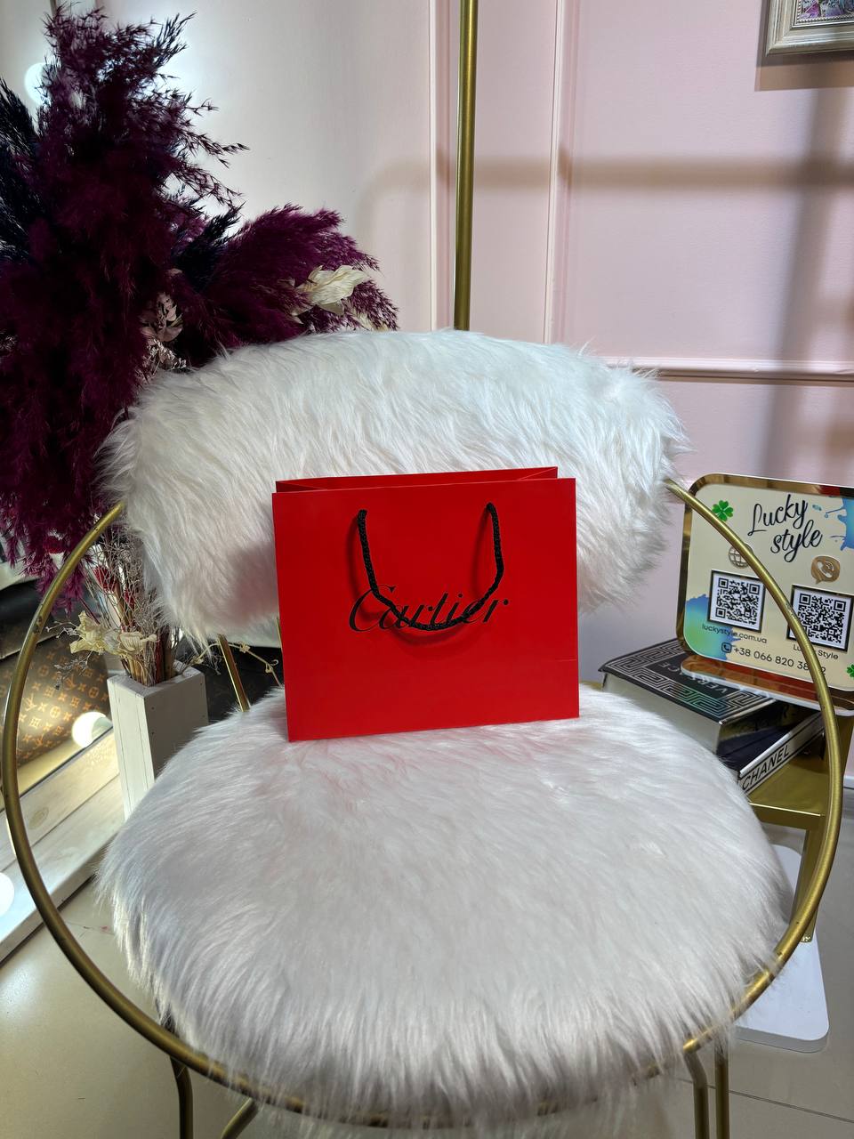 Пакет красный мини 96249