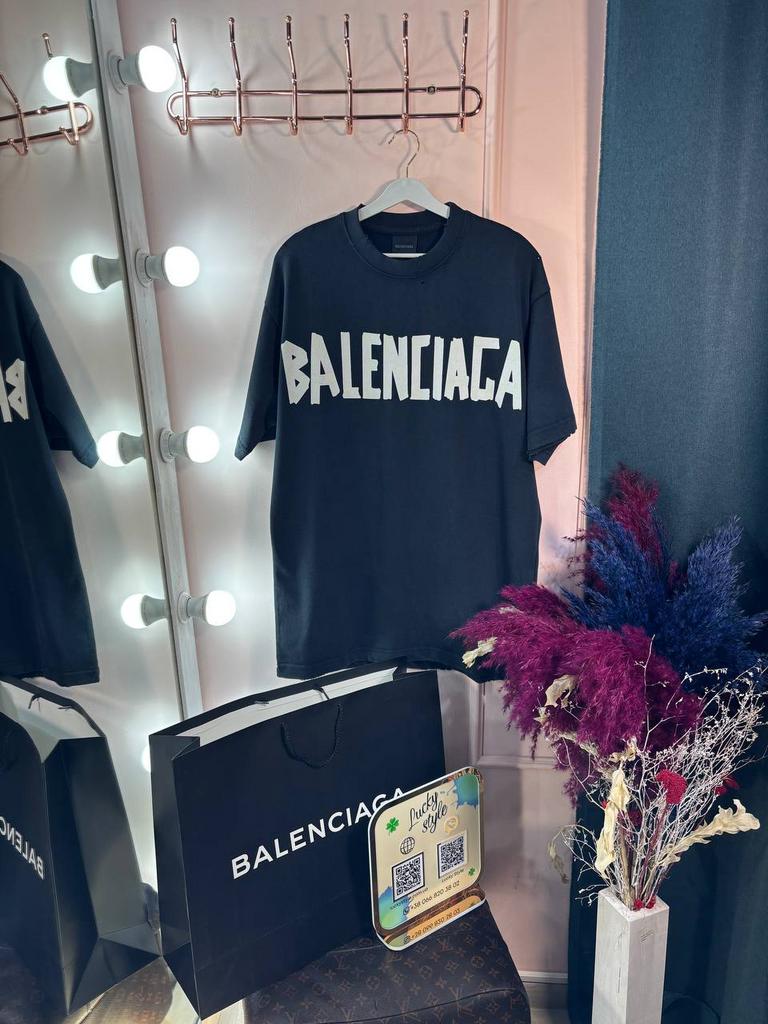 Футболка Balenciaga черная 96258