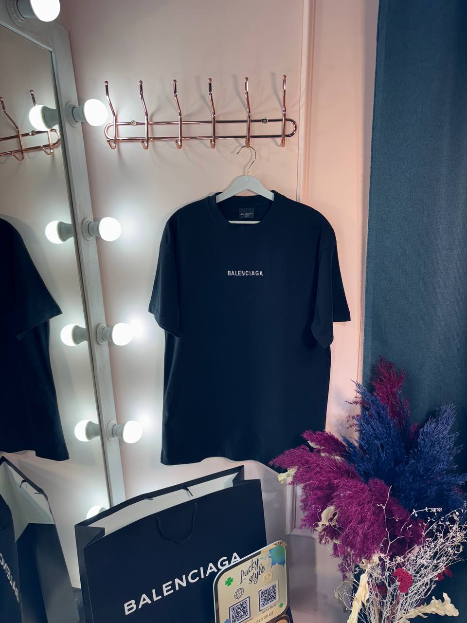 Футболка Balenciaga черная 96259