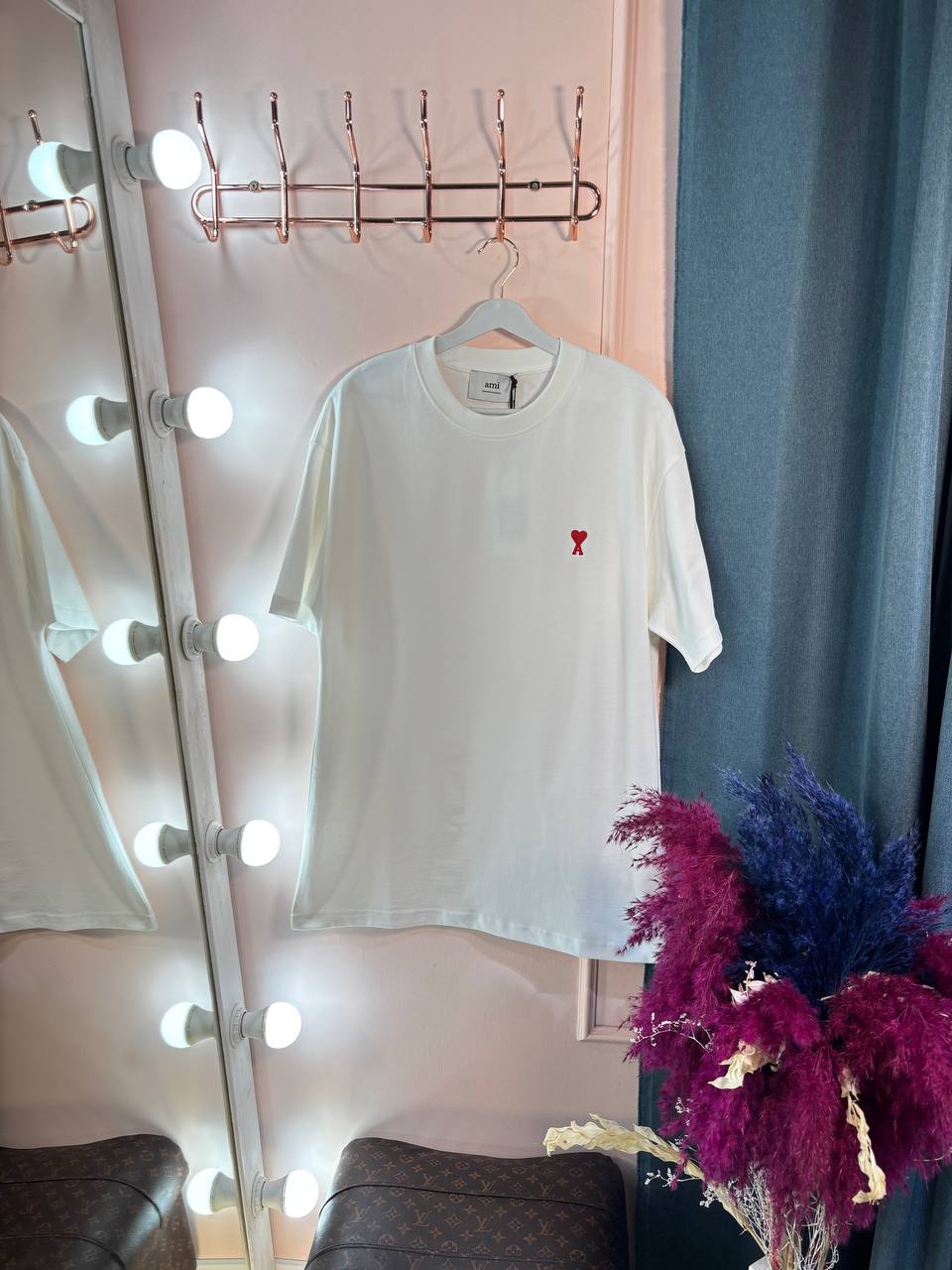 Футболка Ami белая 96261