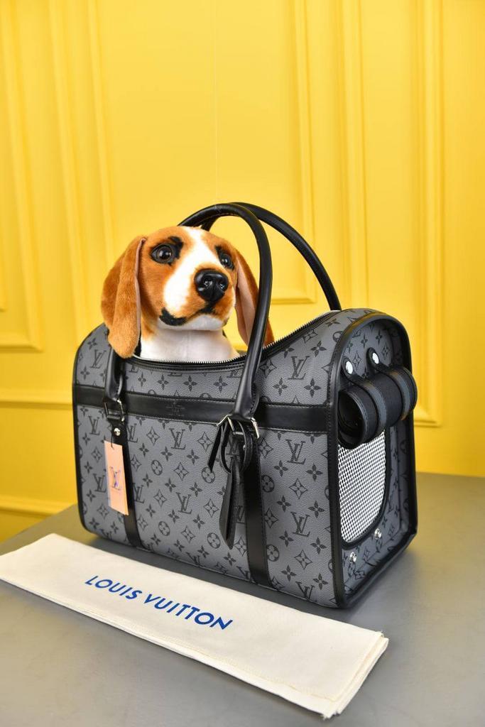 Переноска для животных Louis Vuitton   коричневая шашка Турция ПОД ЗАКАЗ 5040