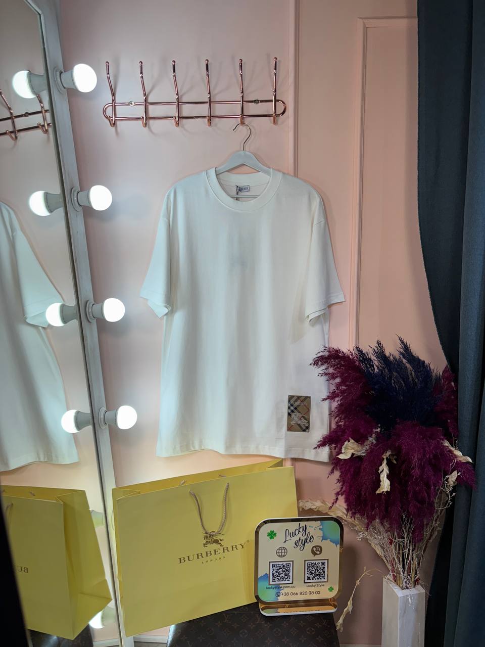 Футболка Burberry белая 96263