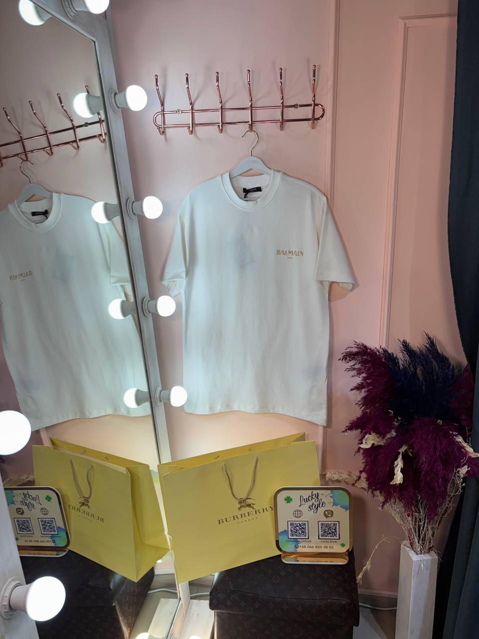 Футболка Balmain белая 96265