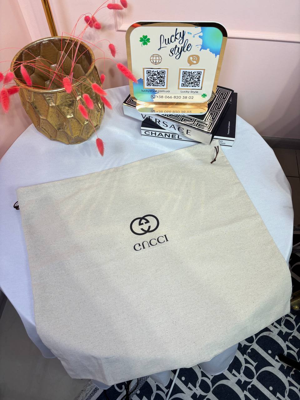 Пыльник Гучи тканевый большой 96294