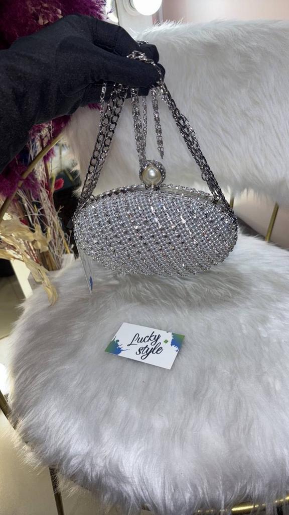 Сумка блестящая \ для выпускного \ в камнях\ diamond bag \ stones 96309