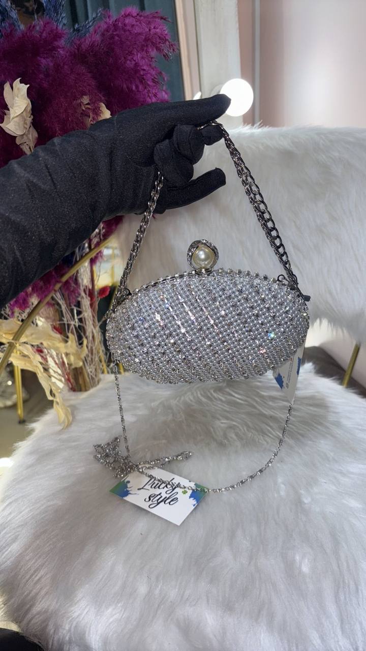 Сумка блестящая \ для выпускного \ в камнях\ diamond bag \ stones 96309