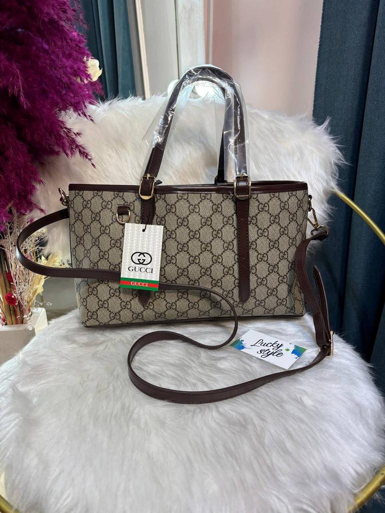 Сумка Гучи Tote Bag коричневая 96314